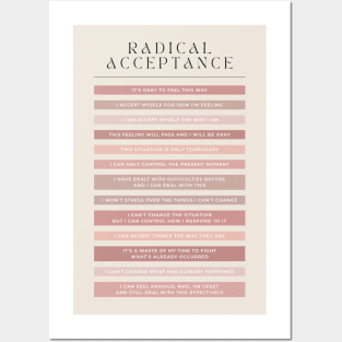 Radical Acceptance - DBT Posters and Art